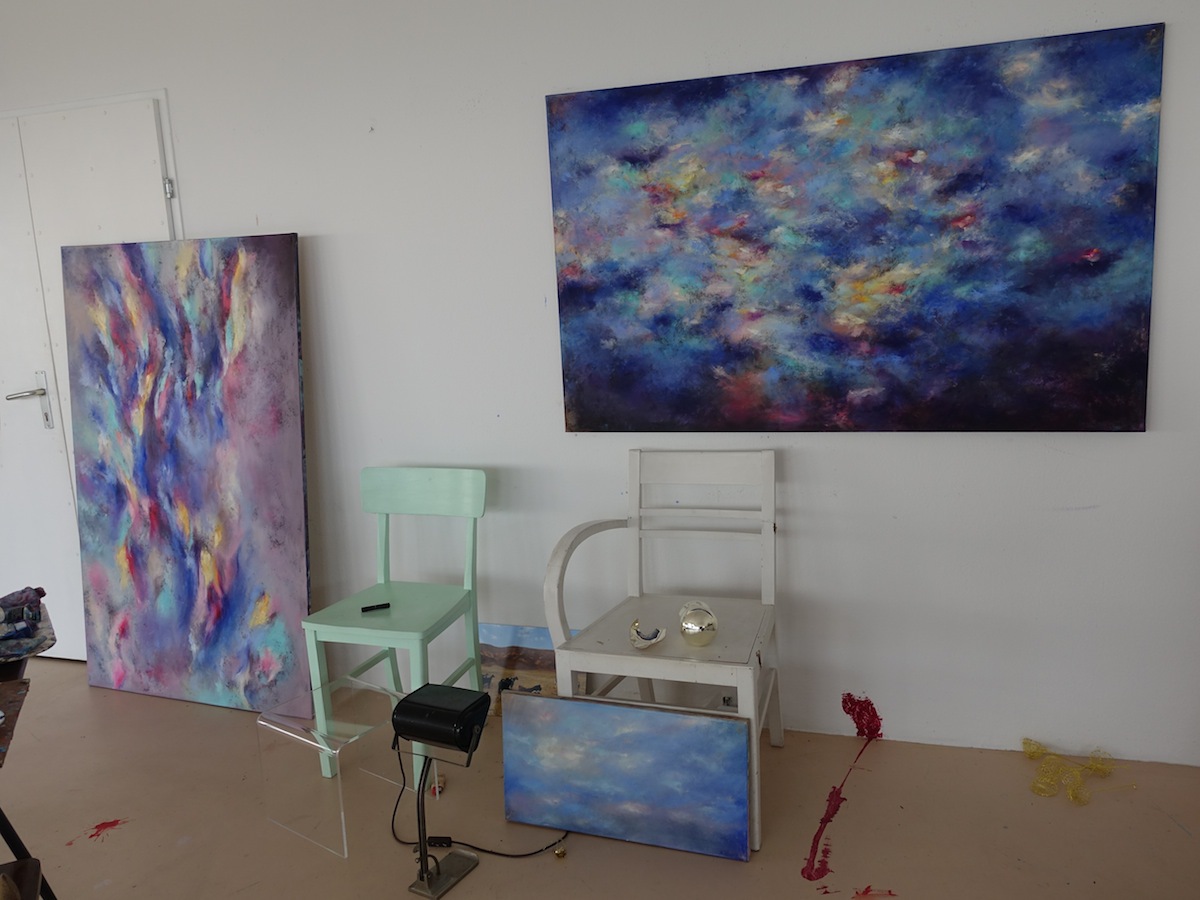 Celestial Bodies Landscapes Between Thoughts Oil On Canvas Barbara Husar 67