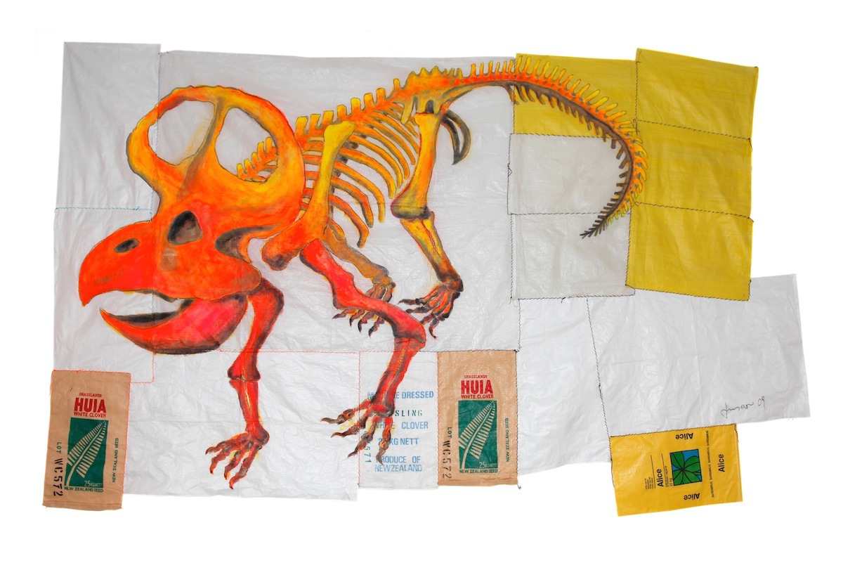 Barbara Husar I Am The Medium Dino Contemporary Painting 2009 12
