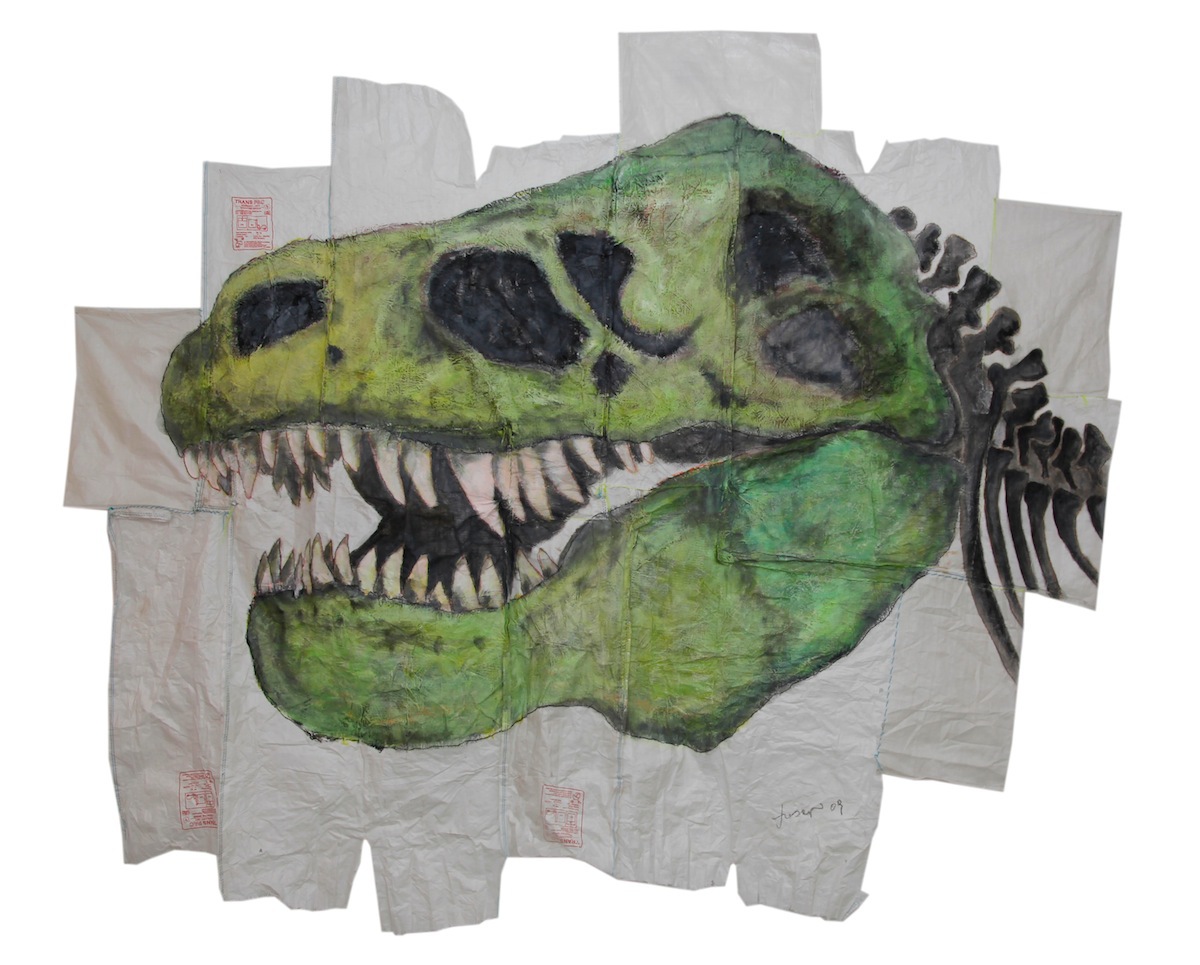Barbara Husar I Am The Medium Dino Contemporary Painting 2009 5