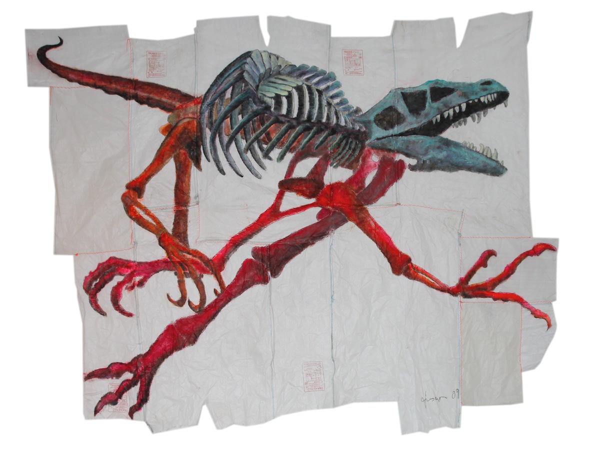 Barbara Husar I Am The Medium Dino Contemporary Painting 2009 6