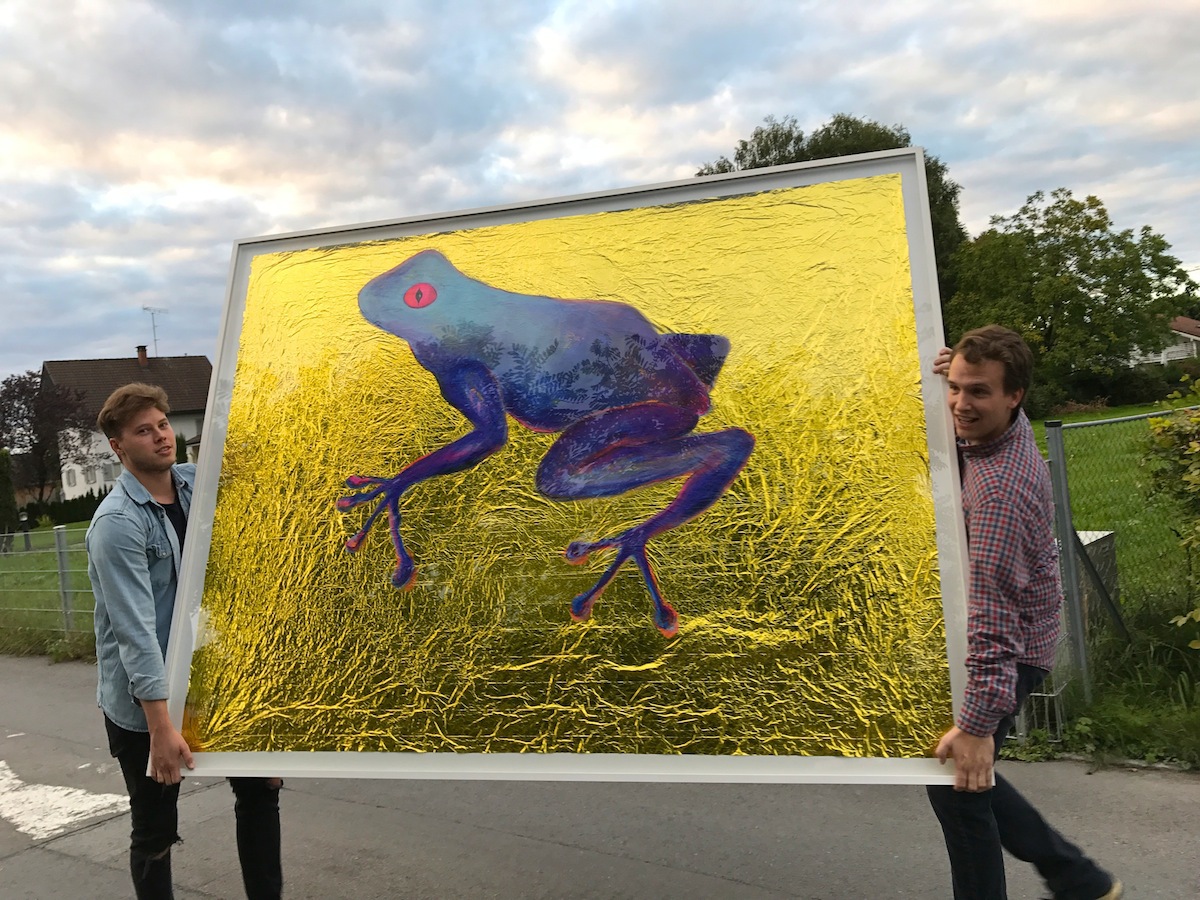 Skin Of Life Barbara Husar Solar Contemporary Painting 160Plus22Cm 3 2