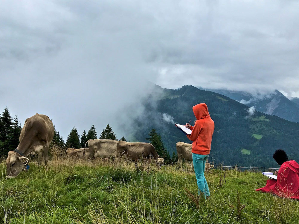 Rindermalkurs Walserherbst Himmel Und Herde 2018 Grosses Walsertal 2 02