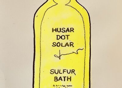 Sulfurbath yellow sketch